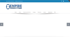 Desktop Screenshot of empiremachinery.com