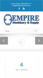 Mobile Screenshot of empiremachinery.com