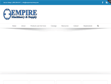 Tablet Screenshot of empiremachinery.com